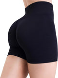 Sunzel Women's Biker Shorts - Hidden Scrunch Butt Lifting & Tummy Control | Breathable Mesh Yoga Shorts for Workouts