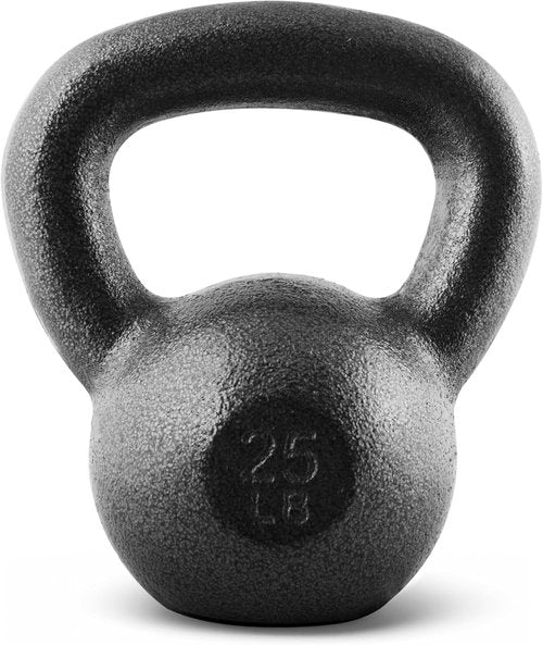 CAP Barbell Cast Iron Kettlebell - Durable Coated Finish, Available in Multiple Weights & Sets