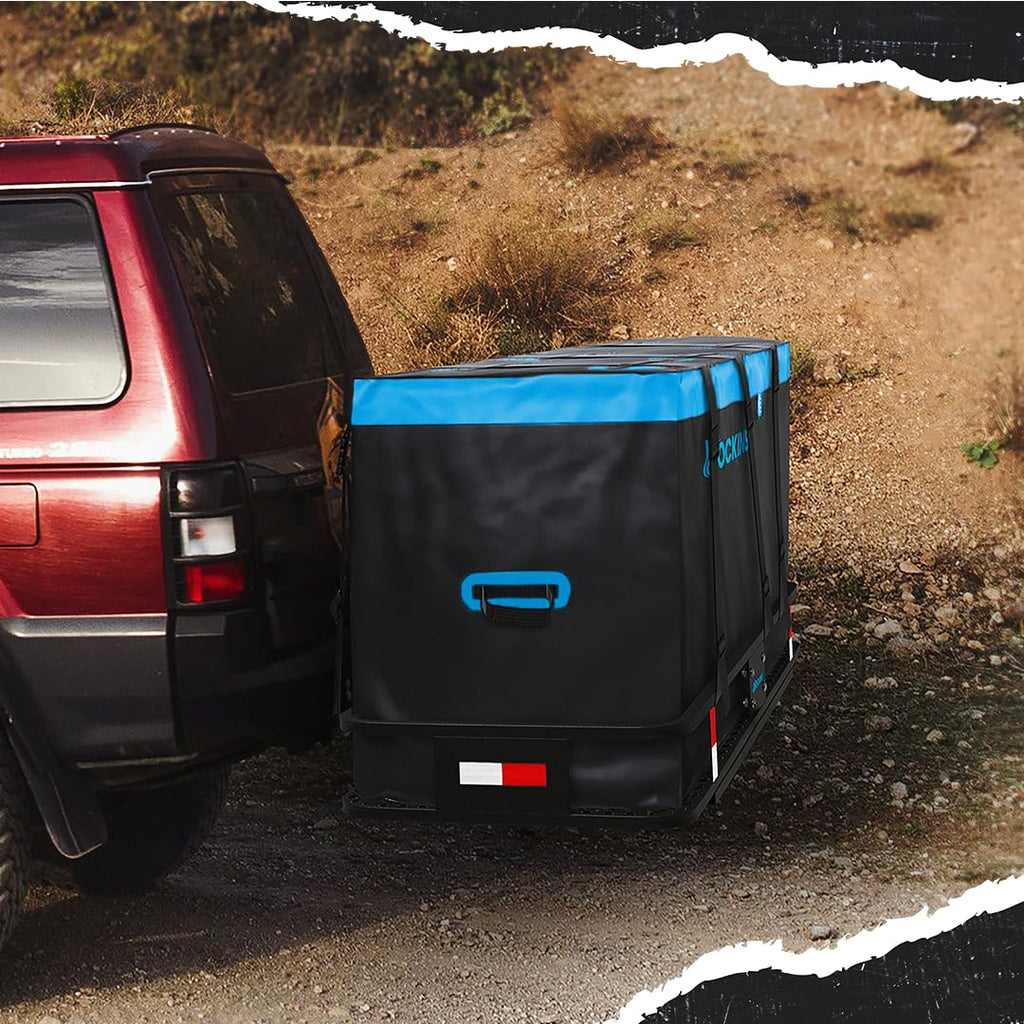 Mockins 25 Cu Ft Large Weatherproof Trailer Hitch Cargo Carrier Bag Set