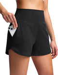 Soothfeel High Waisted Athletic Running Shorts - Tummy Control, Comfy Workout & Hiking | 3.5"/5" Options