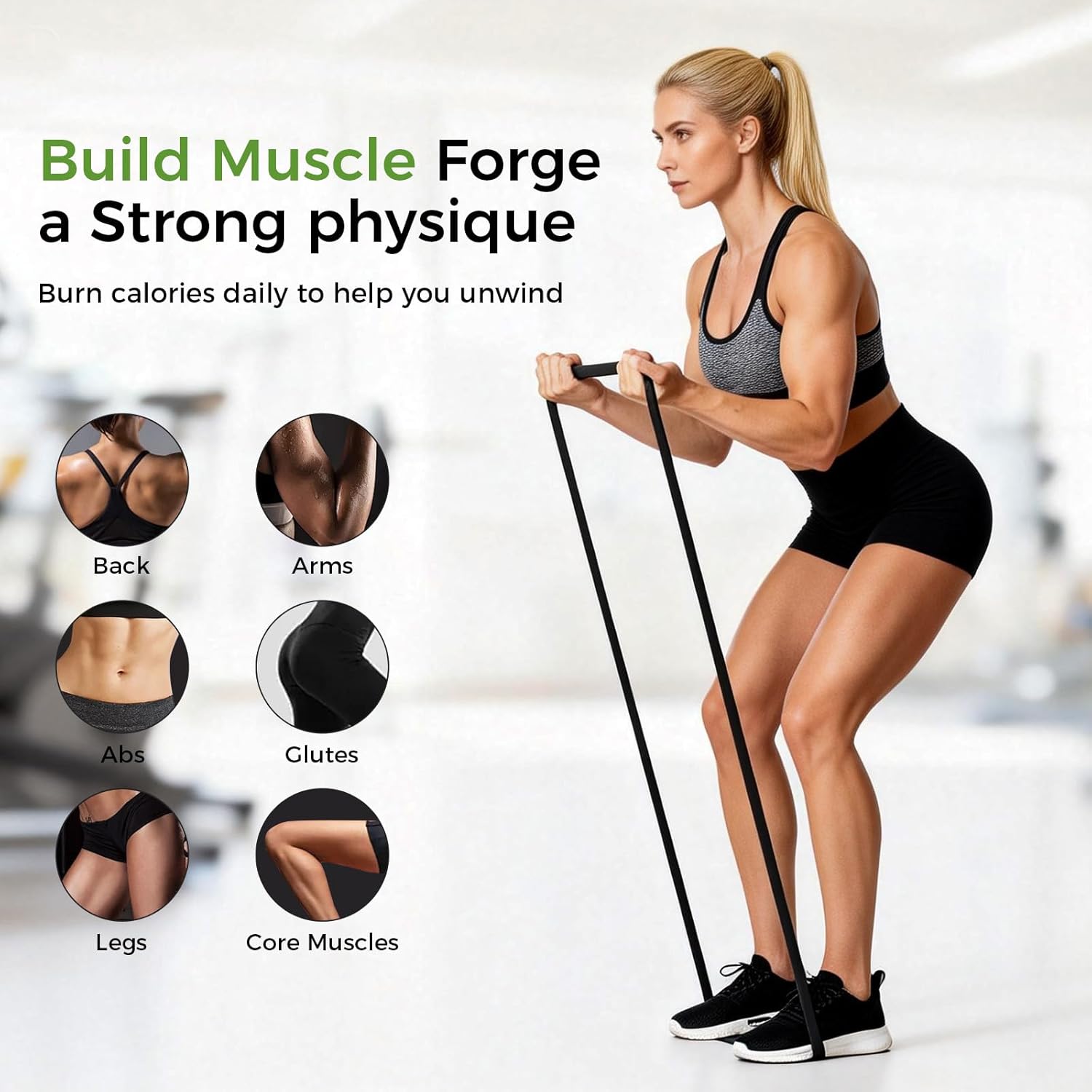 Pull Up Assistance Bands - 10PCS Set with 10-Level Resistance for Men & Women | Ideal for Strength Training & Physical Therapy