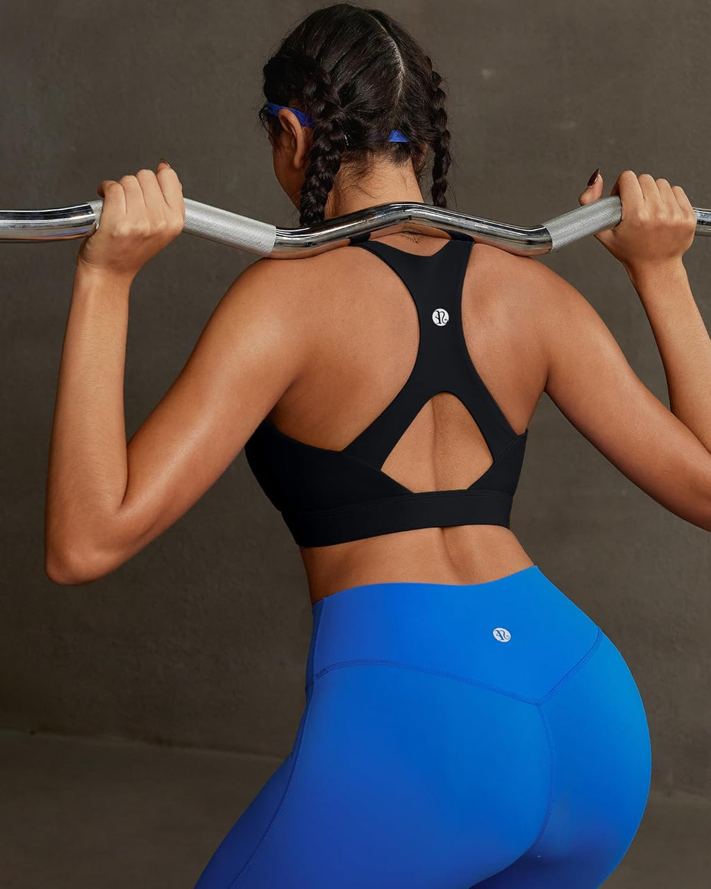 RUNNING GIRL Sports Bra - High Support Adjustable Straps | Molded Cup with Sewn-In Pads for Comfort