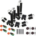 **Kayak Roof Rack - 2-in-1 Aluminum Folding J Bar Carrier for SUVs & Trucks | Includes 8 Ratchet Ties & 4 Anchor Straps**