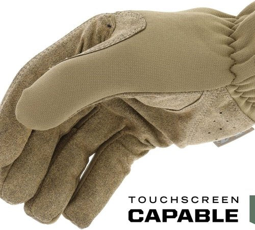Mechanix Wear FastFit Tactical Gloves - Durable Touchscreen Work Gloves with Secure Elastic Cuff for Men