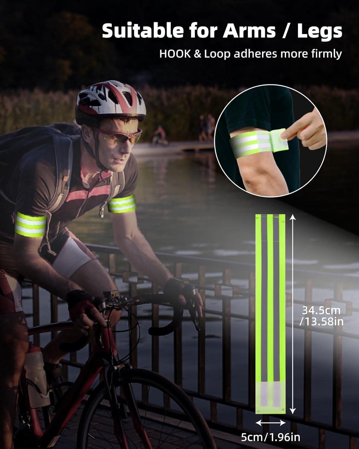 Skiennix LED Reflective Vest | High Visibility Safety Gear for Running, Cycling & Dog Walking - Adjustable Fit for All Sizes