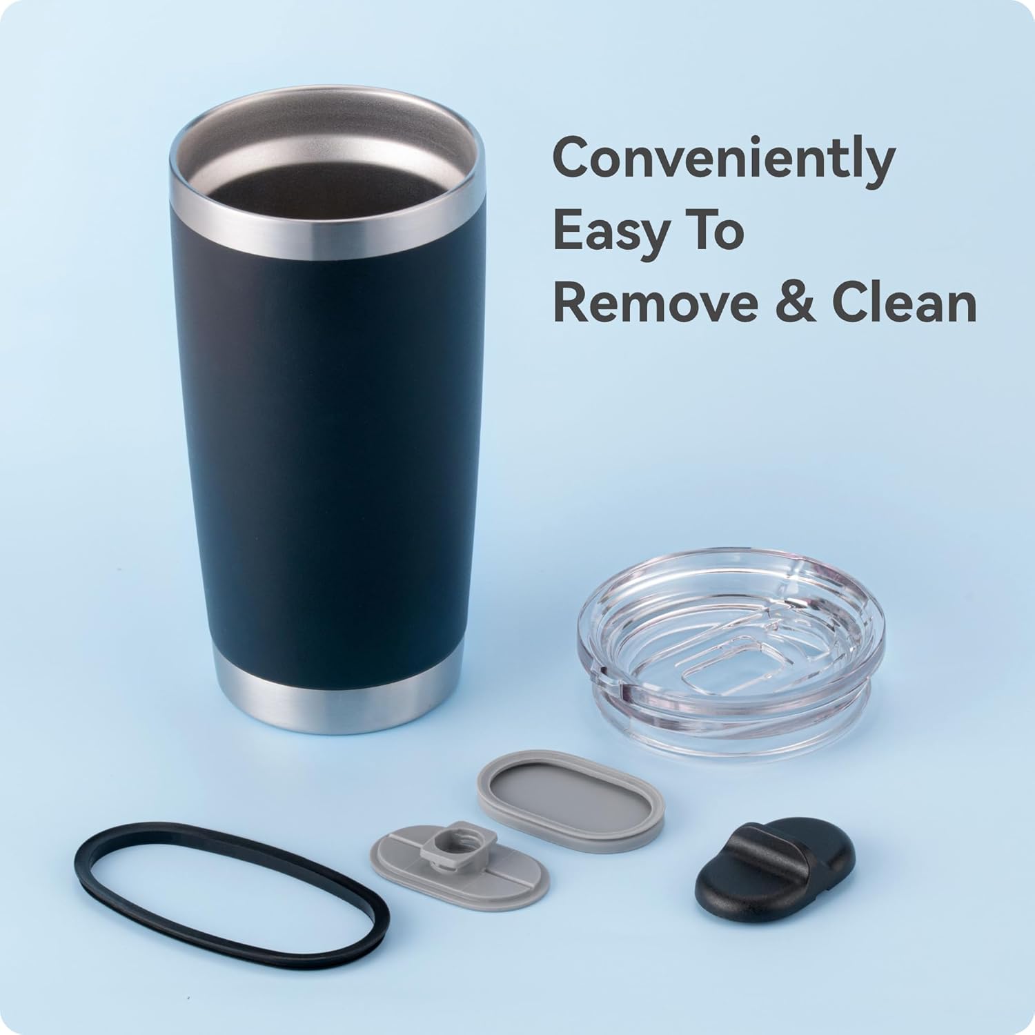 YETI 20 oz Tumbler Lids - Spill Proof, BPA-Free Replacement Lids for 10/24 oz Mugs & 10 oz Lowball