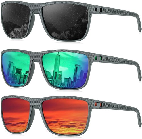 KALIYADI Polarized Sunglasses for Men - Lightweight UV Protection for Driving, Fishing & Golf