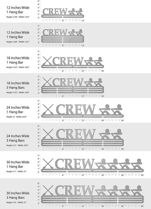 Allied Medal Hangers - Crew Medal Display Rack - Multiple Size Options Available!