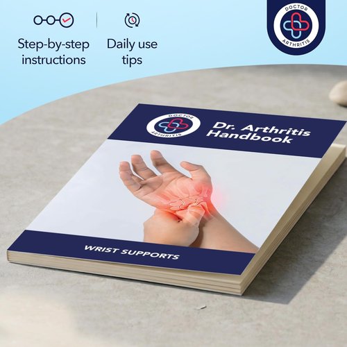 Doctor Developed Wrist Brace - Carpal Tunnel & Arthritis Support Wraps | Medium Size, 2 Pack