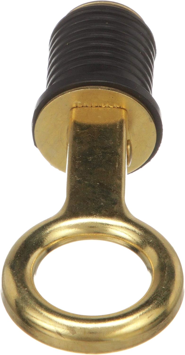 Attwood Snap-Handle Drain Plug - Durable Design for Easy Installation | Reliable Marine Accessory