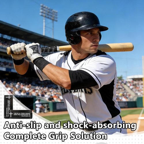 Eyourlife Baseball Bat Grip Wraps - Non-Slip Elite Batting Tape | 2/4 Pack for Softball & Baseball Players