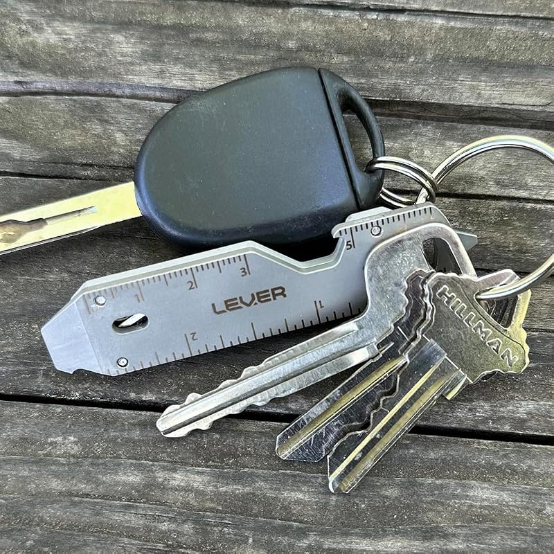 Edge XT Mini Utility Knife Keychain Multitool 10 Tools – 2-Pack Black