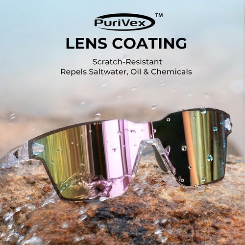 KastKing Tarkio Polarized Fishing Sunglasses - Large Rimless Design with UV400 Protection