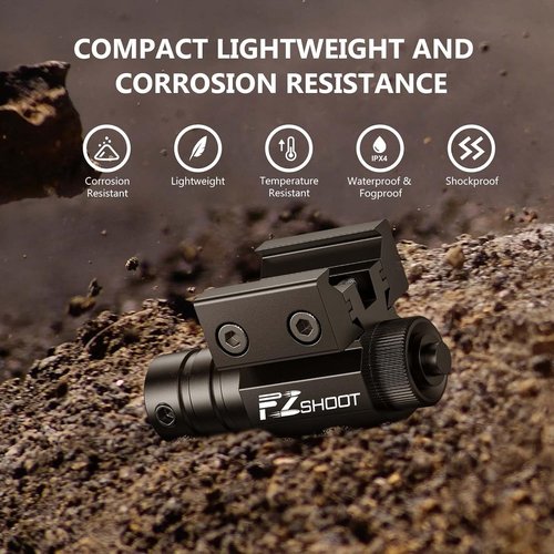 EZshoot Compact Red Laser Sight - Dual-Purpose with Picatinny Rail Mount for 11mm/21mm Rails