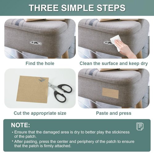 Linen Canvas Repair Tape - Waterproof Self-Adhesive Patch for Outdoor Gear | 4x63 Inches, Red