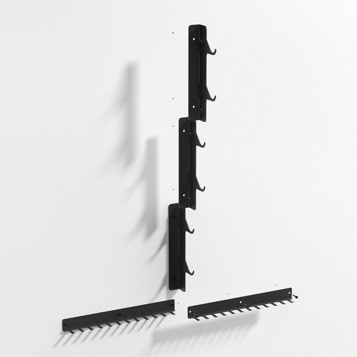 Lat Pull Down Bar Storage Rack by [Brand Name] - Wall-Mounted Gym Organizer for Attachments | Home Fitness Solution