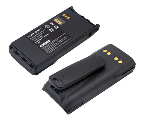KOVHIHAV 2500mAh NTN9858C (2-Pack) Replacement Battery for Mo-to-rola XTS1500 XTS2500 PR1500 MT1500, fits Part No NTN9815/A/AR/B NTN9858/A/AR/B/C