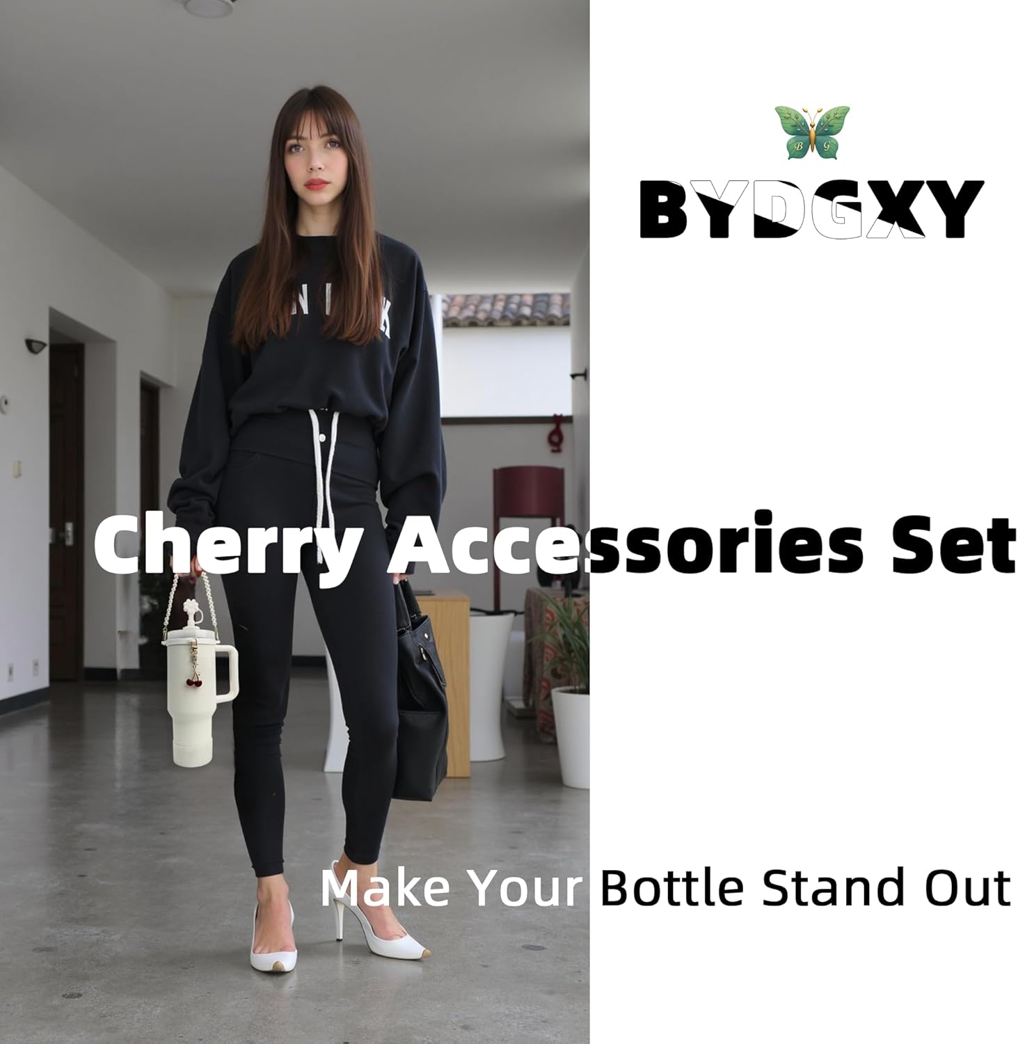 Stanley Cup Accessories Set - Includes Straw Cover, Silicone Boot & Handle Strap | Fits 30 oz & 40 oz Tumblers
