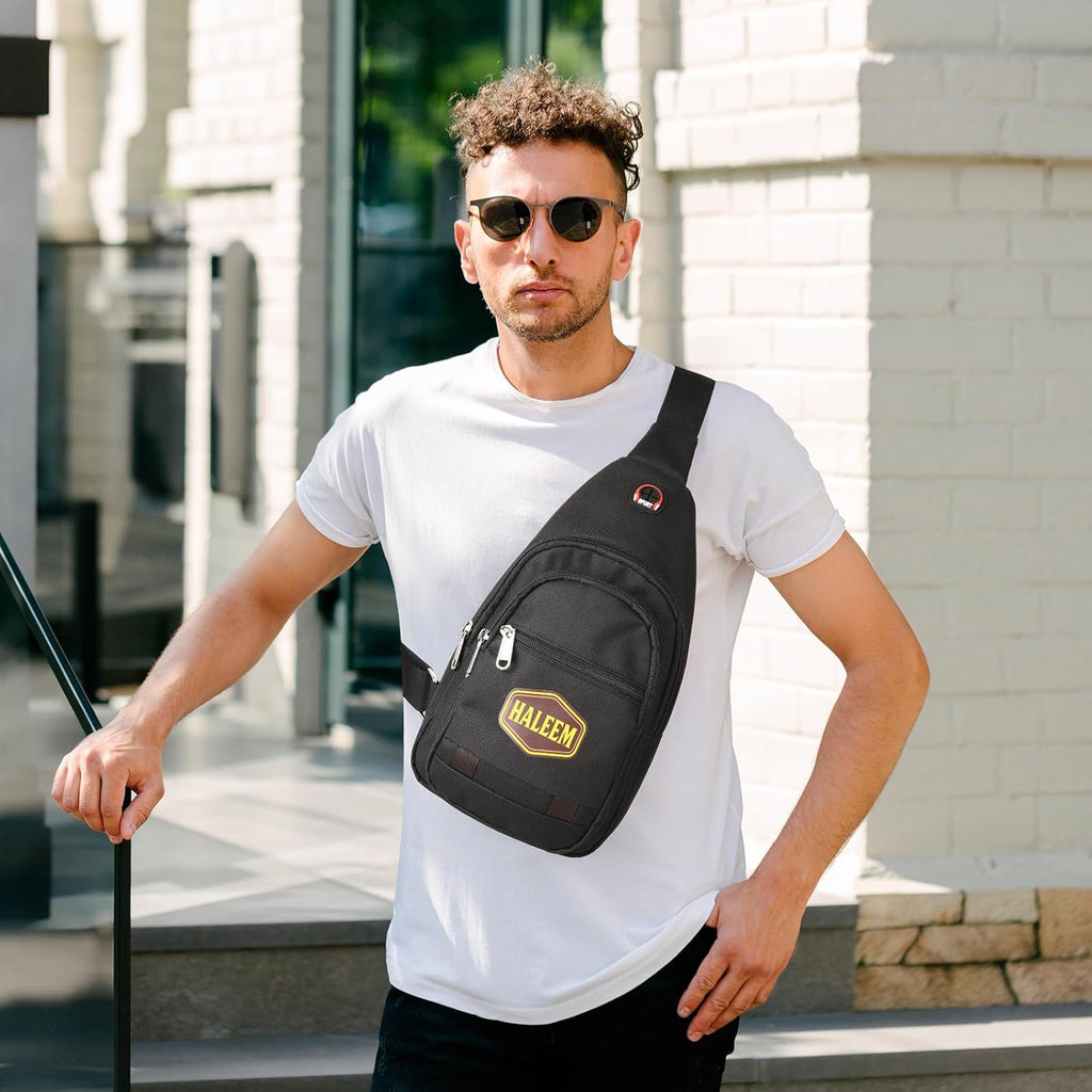 Skiennix Men's Sling Bag - Lightweight Crossbody Backpack with Multiple Pockets for Everyday Use