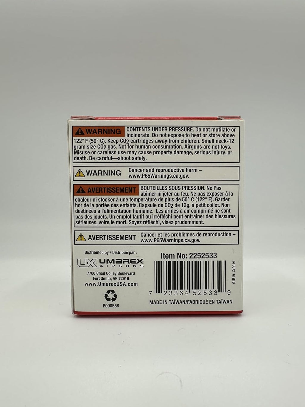 Umarex High-Grade CO2 Cartridges for Pellet Guns