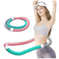 YOAHRAKI Weighted Soft Spring Hula Hoop for Adults, Foldable Weighted Hula Hoop, Soft Waist Friendly Design and Efficient Fat Burning, Indoor/Outdoor Use, Unisex Fitness Hoop, 700G