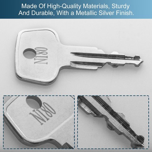 seork N180 Car Rack Replacement Key (2 Pcs) Fits for Thule Compatible Roof Racks, Cargo Box, Carriers, Crossbars