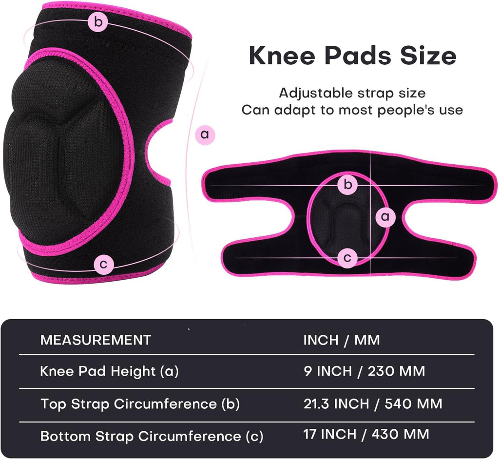 Skiennix Knee Pads for Men & Women - High Elastic Fabric for Safety in Construction & Gardening | Durable Protection