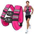 6lb/8lb/12lb/16lb/20Lb Weighted Vest Woman Men with Reflective Stripe, Chest Size Adjustable Strength Training Weight Vest for Walk Running Jogging