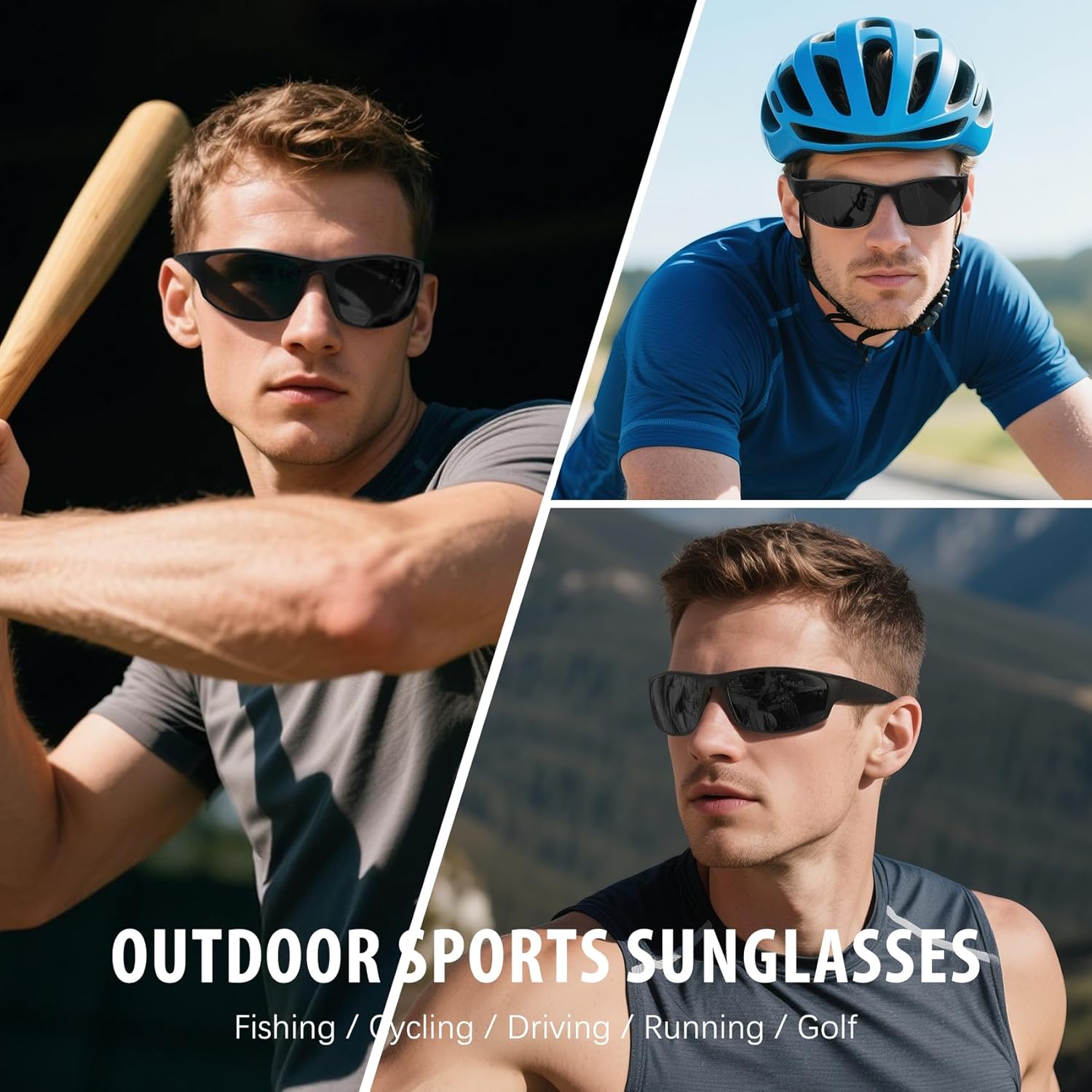 Skiennix Sports Polarized Sunglasses - UV Protection for Men & Women | Ideal for Fishing, Cycling, and Running