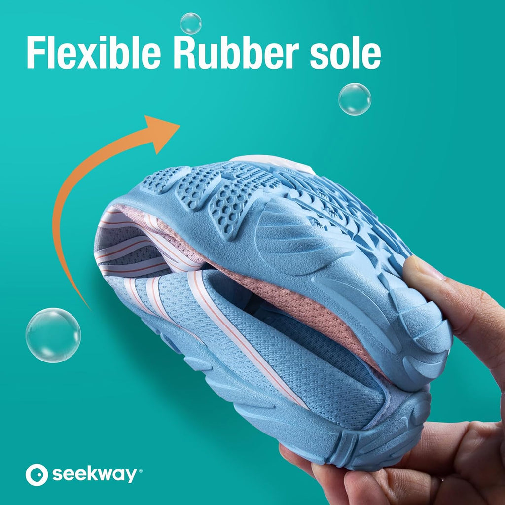 SEEKWAY Water Shoes - Quick-Dry Aqua Socks for Men & Women | Ideal for Beach, Pool, and Hiking