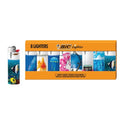 BIC Maxi Pocket Lighter, Special Edition What's Inside Series, 8 Count Pack of Lighters