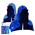 CSITE 2 Pack Cooling Hoodie Towels, Instant Cooling Towels for Neck and Face, UPF 50 Sun Protection, Ice Towel for Hot Weather, Head Towel for Sports, Camping, Cycling & More Activities