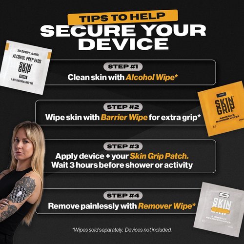Skin Grip Freestyle Libre 3 Sensor Covers-Waterproof & Sweatproof Adhesive Patches for 10-15 Days (Not for Libre2), Pre-Cut CGM Sensors Cover, Compatible with Instinct Sensors- 20 Pack, Pastel Pack