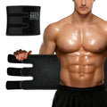 NEWCOO Waist Trimmer Sweat Waist Trainer for Women (Black, Medium)