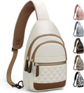 Capolo Sling Bag - Waterproof Crossbody Bag for Men & Women | Trendy Fanny Pack in Beige, Medium Size