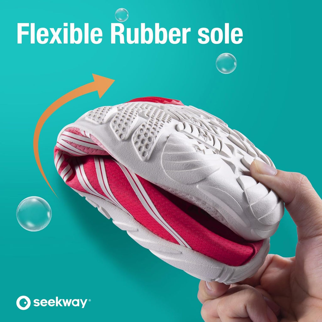 SEEKWAY Water Shoes - Quick-Dry Aqua Socks for Men & Women | Ideal for Beach, Pool, Hiking & Kayaking