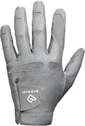 Bionic Men's StableGrip 2.0 Golf Glove - Premium Cabretta Leather in Grey for Enhanced Performance