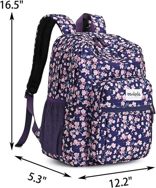 Abshoo Classical Basic Travel Backpack - Water Resistant Bookbag for School | Stylish & Durable