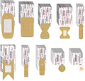 Assorted Bandages Variety Pack - 300 Flexible, Breathable Adhesive Bandages for First Aid | Waterproof & Large Sizes