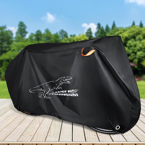 Bike Cover for 1, 2 or 3 Bikes Outdoor Waterproof, Heavy Duty Bicycle Cover with Reflective Strips Storage Bag Rain Dust UV Wind Proof Bike Tarp for Mountain Road Electric Bike