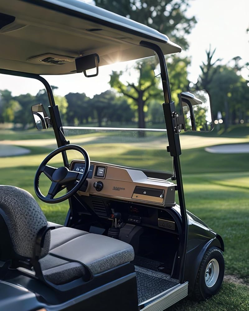 Magnetic Golf Cart Mirrors — No-Drill Side Mirrors for EZGO, Yamaha, Club Car