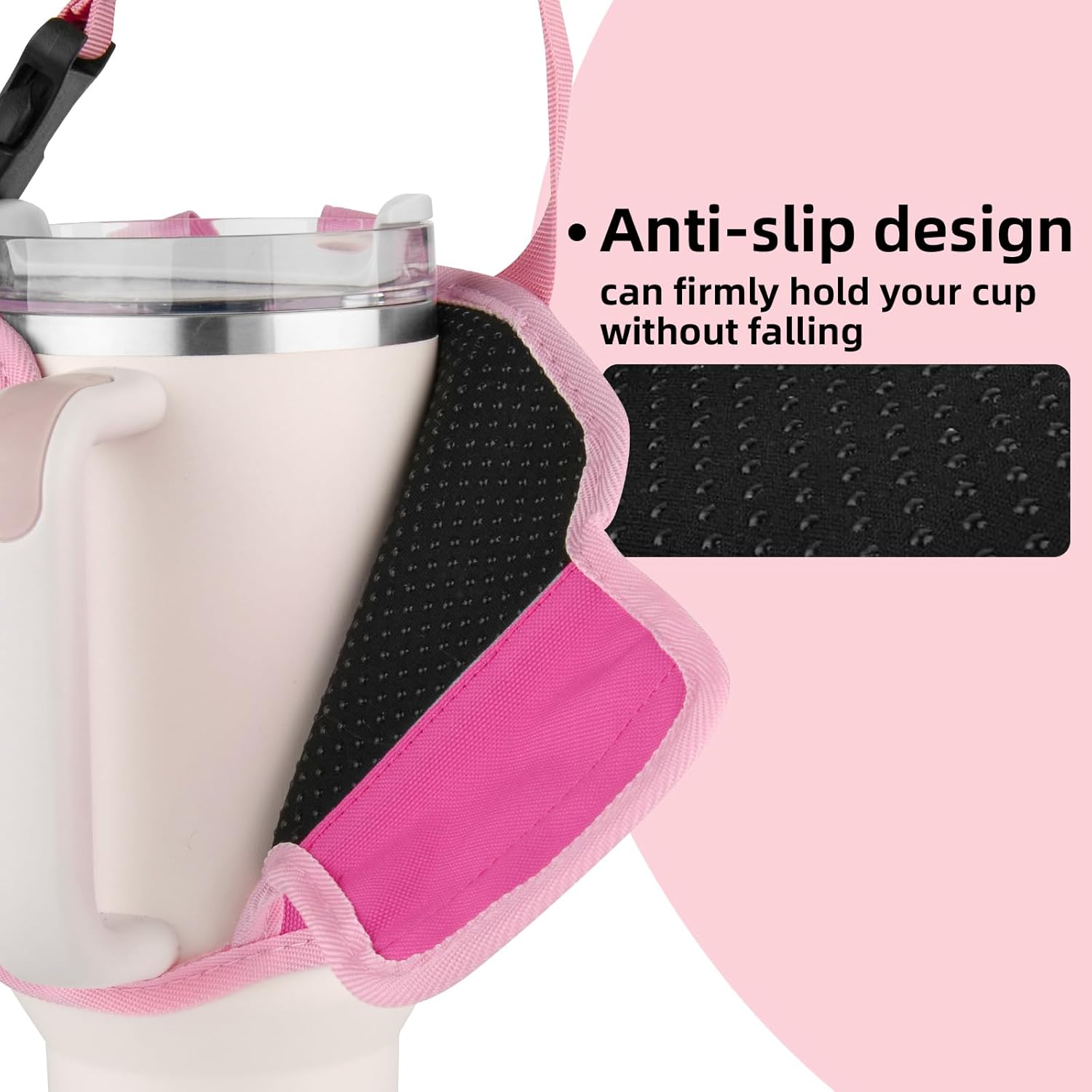 Xxerciz Carrier Bag - Crossbody Bag for Stanley 40 oz Tumbler with Phone Holder & Adjustable Strap