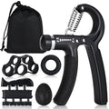 UFANME Hand Grip Strengthener Forearm Strengthener Grip Strength Trainer Kit - 5 Pack Adjustable Resistance