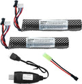 11.1V Battery Gel Blaster - High-Capacity 2000mAh Airsoft Battery with Charger & Mini Tamiya Connector