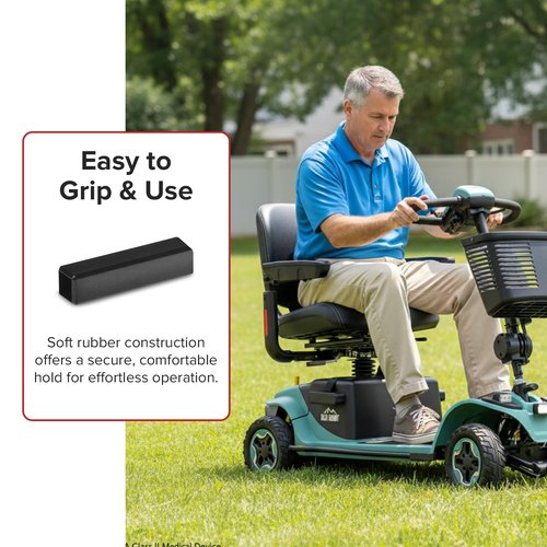 AlveyTech Seat Release Lever Grip for the Molded Plastic Seat Assemblies on Go-Go Mobility Scooters (PROHDLC1007)