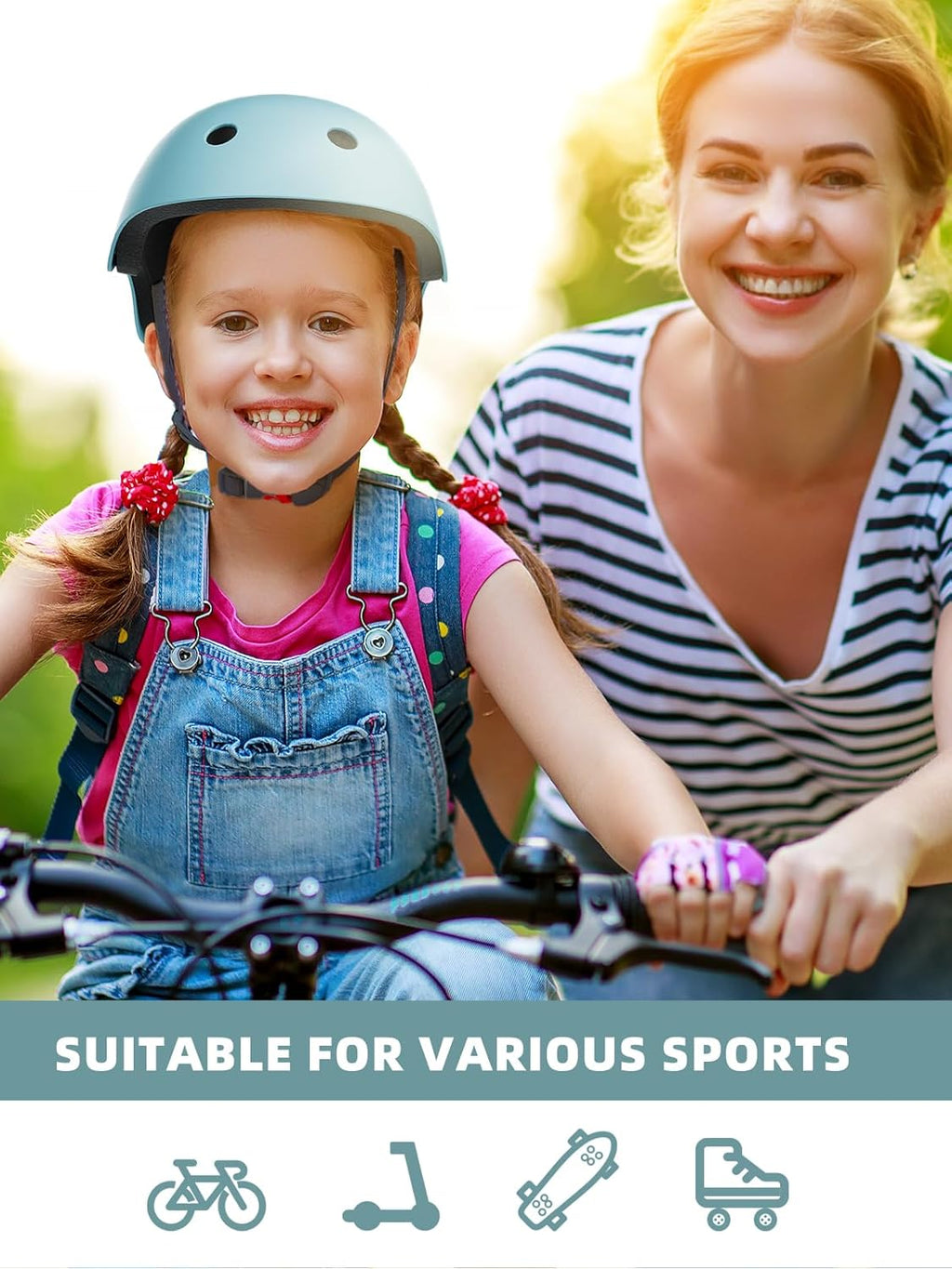 XJD Toddler Bike Helmet - Adjustable Safety Gear for Kids Ages 2-8 | Perfect for Skateboarding