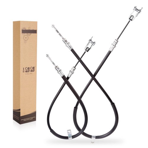 10L0L Golf Cart Brake Cable Set for Club Car Precedent 2004-up and Tempo 2018-up, Driver and Passenger Side, Replace OEM 102557501 102557502 103528701 103528702