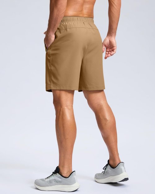 G Gradual Men's Athletic Running Shorts - Quick Dry with Zipper Pockets | Available in 5", 7", 9" Sizes