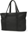 BAGSMART Puffer Tote Bag for Women - 20L Quilted Work & Travel Essentials with Zipper