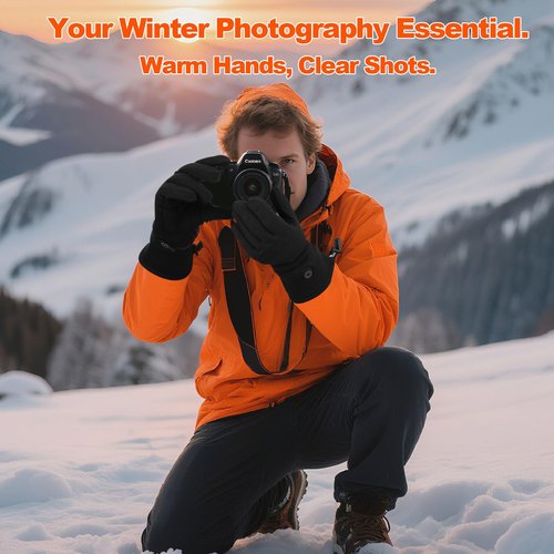 Heated Gloves Liners for Men & Women, Thin Electric Battery Powered Gloves Good for Winter Sports Running Hiking Camping & Daily Commutes, Raynaud’s Relief